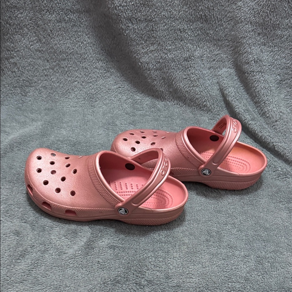 CROCS Pink Slip-On Sandals